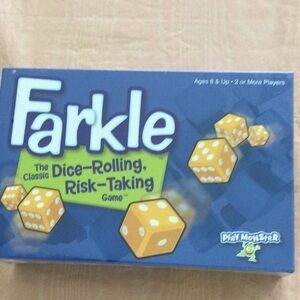 Game Farkle The Classic Dice, Rolling, Rice, Taking Game age 8 & up.